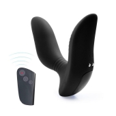 Черный вибромассажер простаты 3,5’’ Remote Control Curve P-spot Massager - 12 см. - Erokay - в Тюмени купить с доставкой