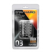 Прозрачная насадка с шипами и шишечками STAY HARD COCK SLEEVE 03 CLEAR - Blush Novelties - в Тюмени купить с доставкой