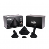 Конусный вибромассажер Cowgirl Cone с 2 насадками - CowGirl - купить с доставкой в Тюмени