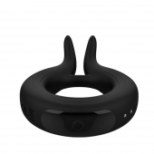 Черное эрекционное кольцо Marry Me Rechargeable Vibrating Cockring - Adrien Lastic - в Тюмени купить с доставкой