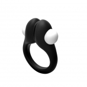 Черное эрекционное кольцо Zippy Vibrating Ring With Bullet - Adrien Lastic - в Тюмени купить с доставкой