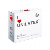 Ультратонкие презервативы Unilatex Ultra Thin - 3 шт. - Unilatex - купить с доставкой в Тюмени