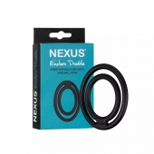 Черное двойное эрекционное кольцо Nexus Enduro Double - Nexus Range - в Тюмени купить с доставкой