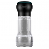 Набор PowerBlow   Feel Pocket Stroker Crystal: мастурбатор и интерактивная насадка - Kiiroo - в Тюмени купить с доставкой