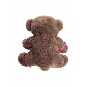 Бондажный набор: бурый мишка с розовыми оковами и наручниками - Pecado - купить с доставкой в Тюмени