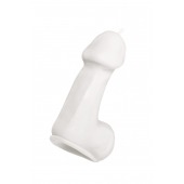Белая свеча в форме пениса - 47 гр. - Pecado - купить с доставкой в Тюмени