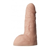 Телесный фаллоудлинитель с мошонкой Cock Next - 19 см. - LOVETOY (А-Полимер) - в Тюмени купить с доставкой