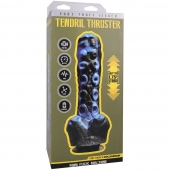 Черно-синяя мини-машина на присоске Tendril Thruster - 21,6 см. - Doc Johnson - купить с доставкой в Тюмени