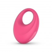 Розовое интерактивное эрекционное виброкольцо Leo - Easy toys - в Тюмени купить с доставкой