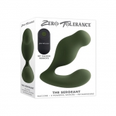 Вибромассажер простаты The Sergeant цвета хаки - Zero Tolerance - в Тюмени купить с доставкой