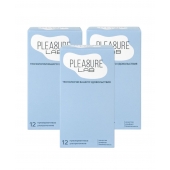 Набор из 3 упаковок ультратонких презервативов Pleasure Lab (по 12 шт.) - Pleasure Lab - купить с доставкой в Тюмени