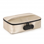 Золотистая сумочка для хранения игрушек Discreet Box - Dorcel - купить с доставкой в Тюмени