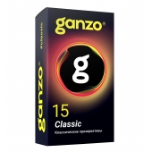 Классические презервативы с обильной смазкой Ganzo Classic - 15 шт. - Ganzo - купить с доставкой в Тюмени