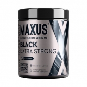Черные утолщенные презервативы MAXUS Extra Strong с железным кейсом - 15 шт. - Maxus - купить с доставкой в Тюмени