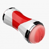 Двусторонний мастурбатор в колбе Power Grip Cup - вагина и ротик - Boys of Toys - в Тюмени купить с доставкой