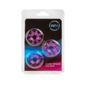 Набор из 3 лиловых эрекционных колец различной формы - Erowoman-Eroman - в Тюмени купить с доставкой Набор из 3 лиловых эрекционных колец различной формы - Erowoman-Eroman - в Тюмени купить с доставкой