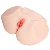 Мастурбатор-полуторс с двойным слоем материала и вибрацией Jenny Onahole Real Vagina - KOKOS - в Тюмени купить с доставкой