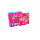 Презервативы с разогревающим эффектом Expert Hot Love - 3 шт. - Expert - купить с доставкой в Тюмени