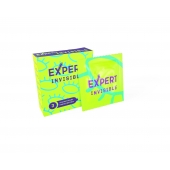 Ультратонкие презервативы Expert Invisible - 3 шт. - Expert - купить с доставкой в Тюмени