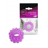 Лиловое эрекционное кольцо с 2 рядами стимулирующих шариков - Erowoman-Eroman - в Тюмени купить с доставкой Лиловое эрекционное кольцо с 2 рядами стимулирующих шариков - Erowoman-Eroman - в Тюмени купить с доставкой