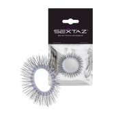 Круглое эрекционное кольцо с «ресничками» - Sextaz - в Тюмени купить с доставкой