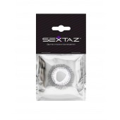 Эластичное эрекционное кольцо с длинными черными «ресничками» - Sextaz - в Тюмени купить с доставкой