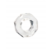 Прозрачное эрекционное кольцо в форме гайки - Sex Expert - в Тюмени купить с доставкой