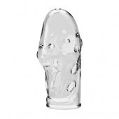 Прозрачная насадка на пенис Booker - 8 см. - Baile - в Тюмени купить с доставкой