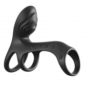 Черная насадка на пенис Ultimate Couples Cage Pro - Pipedream - в Тюмени купить с доставкой