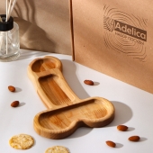 Деревянное блюдо для подачи в форме члена (25 х 16,5 х 1,7 см) - Сима-Ленд - купить с доставкой в Тюмени