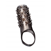 Дымчатая насадка на пенис с выпуклостями - 12 см. - Sex Expert - в Тюмени купить с доставкой