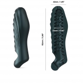 Серая силиконовая насадка на пенис с подхватом Manwan Ryzer - Manwan - в Тюмени купить с доставкой