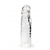 Прозрачная закрытая насадка на член - 15 см. - Sex Expert - в Тюмени купить с доставкой