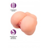Реалистичный мастурбатор в форме попки с 2 любовными входами - No Name - в Тюмени купить с доставкой