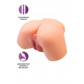 Телесный реалистичный мастурбатор-полуторс с 2 любовными входами - No Name - в Тюмени купить с доставкой