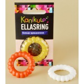 Цветное рельефное эрекционное кольцо Ellasring - Sitabella - в Тюмени купить с доставкой