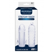 Набор из 2 прозрачных насадок на член Seductive Tickler Sleeves Set - NMC - в Тюмени купить с доставкой