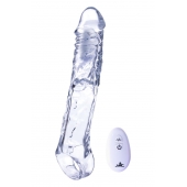 Прозрачная насадка-удлинитель Length Enhancer With Bullet с подхватом - 22,3 см. - NMC - в Тюмени купить с доставкой