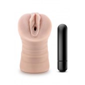 Телесный мастурбатор-вагина Ayumi с вибрацией - Blush Novelties - в Тюмени купить с доставкой