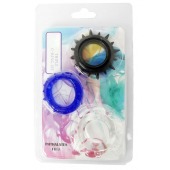 Набор из 3 эрекционных колец разного цвета и рельефа - Boys of Toys - в Тюмени купить с доставкой