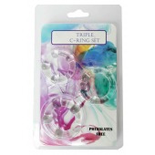 Набор из 3 эрекционных прозрачных колец - Boys of Toys - в Тюмени купить с доставкой