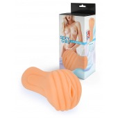 Эластичный мастурбатор в виде вагины телесного цвета - Sexy Girl - в Тюмени купить с доставкой