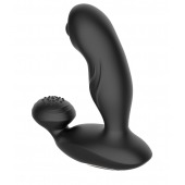 Черный вибромассажер простаты с вращающимся шариком - Secwell - в Тюмени купить с доставкой