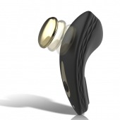 Черный перезаряжаемый вибратор в трусики с пультом ДУ - Ibiza