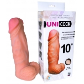 Фаллическая насадка Харнесс UNICOCK 10  - 25 см. - LOVETOY (А-Полимер) - купить с доставкой в Тюмени