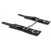 Манжеты с ремешками и карабинами для сцепки - Пикантные штучки - купить с доставкой в Тюмени