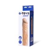 Насадка с ярко выраженной головкой и рельефным стволом - 19 см. - A-toys - в Тюмени купить с доставкой