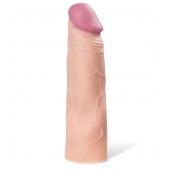 Реалистичная насадка с ярко выраженной головкой - 16,5 см. - A-toys - в Тюмени купить с доставкой