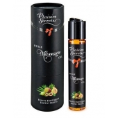 Массажное масло с ароматом экзотических фруктов Huile de Massage Gourmande Fruits Exotiques - 59 мл. - Plaisir Secret - купить с доставкой в Тюмени