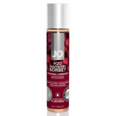 Смазка с ароматом малинового щербета JO Flavored Raspberry Sorbet - 30 мл. - System JO - купить с доставкой в Тюмени